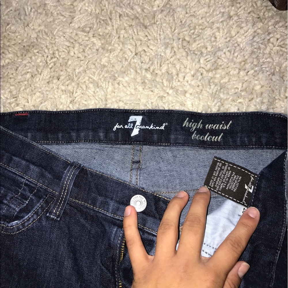 High Rise Boot 7 For All Mankind Jeans - Picture 4 of 4